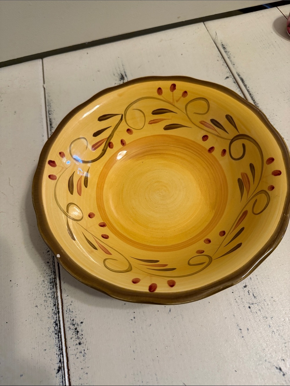 Home Trends soup/cereal bowl in Italian Villa pattern. As is!
